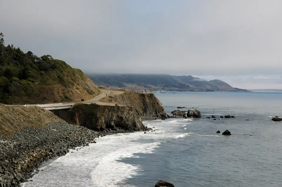 Westport to Leggett, Mendocino, United States